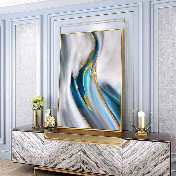 Seascape Abstract Oil Painting Modern Hand Painted Oil Painting On Canvas Wedding