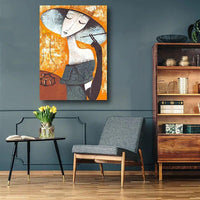 Hand Painted Oil Paintings Picasso People Abstract Wall Art Canvas Abstract For Hotel Decors