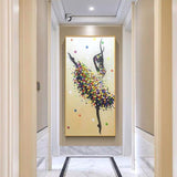 Abstract Art Hand Painted Ballet Painting Home Villa hotel Sitting Room Corridor decor