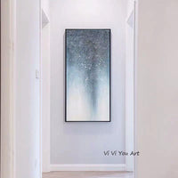 Abstract Hand Painted Landscape Painting On Canvas For Bedroom