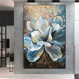 Original Hand Painted Oil Painting Flowers Landscape Abstract On Canvas d