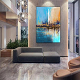 Contemporary Art Abstract Wall Art Hand Painted Palette Knife Artwork Original Painting On Canvas Art Modern Wall Decor