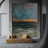 Hand Painted Oil Painting Heavy Texture Acrylic Canvas Art Modern Abstract For Hotel Room Decor