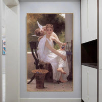 Hand Painted Famous Oil Painting Artwork William Adolphe Bouguereau Canvas