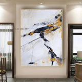 Abstract Wall Art Hand Painted On Canvas Modern Landscape For Office Club Mural