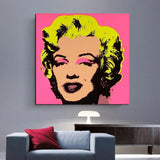 Andy Warhol Marilyn Monroe Handgemaltes Ölgemälde Figur Abstrakte Kunst Leinwand Für Wohnzimmer Wandbilder