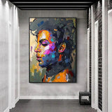 Hand Painted Oil Painting Classic Knife Face Abstract Wall Canvas Modern Artwork Room Decor