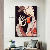 Hand Painted Picasso Abstract Canvas Painting Famous oil Painting Art Wall art Modern Nordic