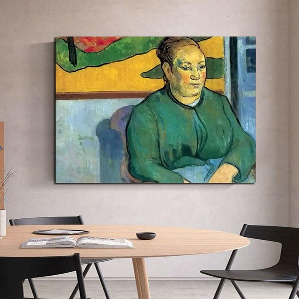 Paul Gauguin Hand Painted Oil Painting Mrs. Lu Lan Abstract People Classic Retro Wall Art Room Decor