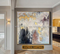 Contemporary Art Hand Painted Abstract Gold PaintingWall Art Abstract Paintings On Canvas Wall Painting