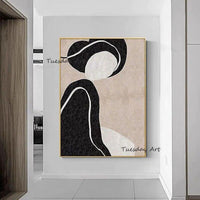 Newest Hand Painted People Oil Painting Canvas Abstract Wall