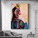 Hand Painted Oil Painting Picasso Bust of a woman Abstract Canvas