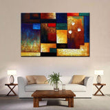 Hand Painted Modern Abstract On Canvas Hand Painted Art Decor Modular For Home Room