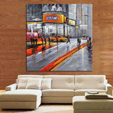 Oil Painting On Canvas New Hand Painted Impression Landscape Street Oil Painting