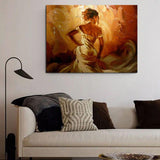 Abstract Hand Painted Sexy Women Portrait Canvas Oil Painting Lady