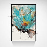 Hand Painted Abstract Wall Many Kinds Flowers Minimalist Modern On Canvas Decorative