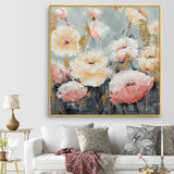 Hand Painted Oil Painting Abstract Canvas Palette Knife Flowers Modern Decor Floral Wall Art