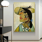 Hand Painted Gi Abstract Oil Paintings Wall Art Picasso Girls Modern Decoration Canvas for Home