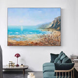 Modern Abstract Landscape Wall Art Hand Painted Canvas Oil Painting Posterative