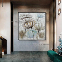 Hand Painted On Canvas Flower Paintings Home Wall Art Flower