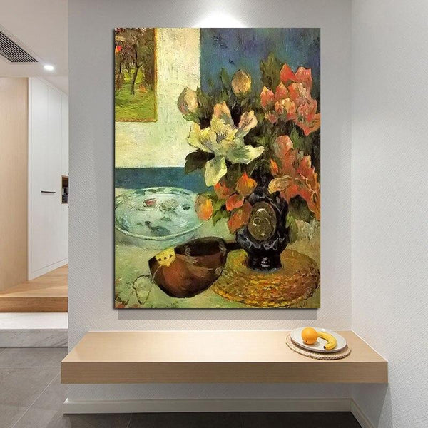 Hand Painted Art Oil Painting Paul Gauguin Still Life·Mandolin Impressionism People Abstract Room Decors