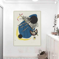 Hand Painted Oil Painting Wassily Kandinsky Works Painting Canvas Abstract Art Museum Decors