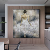 Hand Painted Impressionism Sexy Beauty Oil Painting Naked Girl Canvas Art Giclees