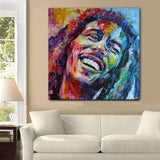 Hand Painted Oil Paintings Hand Painted Modern Knife Face Portrait Abstract On Canvas Art Decor