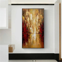 Hand Painted Light Luxury Painting Art Canvas Modern Mural