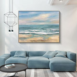 Hand Painted Abstract Seascape Oil Painting Canvas Art Interior Decor Home Showpieces Wall Art On Canvas