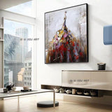 Hand Painted Abstract Dance Women Art On Canvas Wall Art Wall Girl Painting