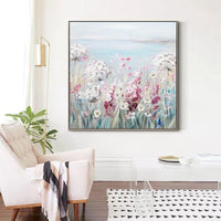 The Best Hand Painted Abstract Flower Sea Nature Seascape New Art On Canvas Modern Oil Painting