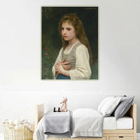 Hand Painted William Adolphe Bouguereau Figure Abstract Canvas Oil Paintings Decor Wall Art