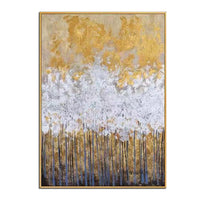 Abstract Hand Painted Landscape Painting On Canvas For Bedroom