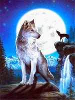 DIY Painting By Number Wolf Drawing On Canvas HandPainted Paint Art Gift DIY Painting By Numbers Animal Home Decoration Kits