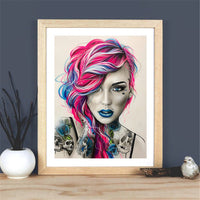 DIY 5D DIY Diamond Painting Woman Diamond Mosaic Portrait Home Decoration