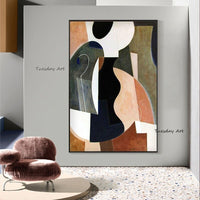 Hand Painted Oil Painting On canvas Modern Designed Painting Bedroomative