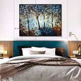 Hand Painted On Canvas Wall Art Landscape Modern Artwork Bedroom Office Decor