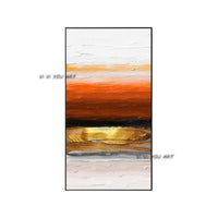 Hand Painted Abstract Wall Art Contemporary Colorful Style Minimalist Modern On Canvas Decorative For Living