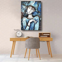 Hand Painted Oil Paintings Figures Abstract Wall Art Canvas Painting Nordics Decoration s