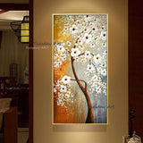 Hand Painted Oil Painting 3D Knife Flower Landscape Abstract Wall Arts Modern On Canvas Unframe