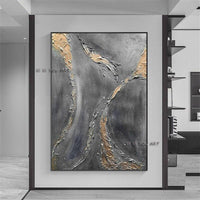 Artist Hand Painted High Quality Abstract Textured Modern Abstract Art Painting On Canvas For Wall Home