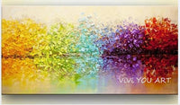 art Hand Painted modern landscape Oil Paintings on Canvas wall Bedroom Wall Art picture