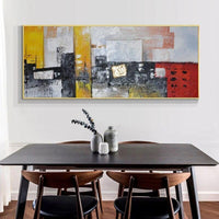 Design Hand Painted Canvas Painting Wall Art Abstract Artist Painted Wall