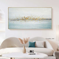 Modern Style Hand Painted Abstract Oil Painting On Canvas Sofa Bedroom