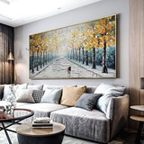 Abstract Thick Wall Art Hand Painted Oil Painting Canvas Artwork Landscape Art Wall Paintings Decoration