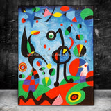 Hand Painted Canvas Paintings Of Joan Miro The Garden 1925 By Joan Miro Famous ArtWork Abstracts Wall Decoration