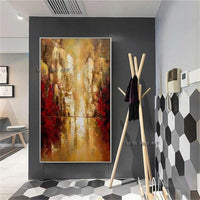 Hand Painted Light Luxury Painting Art Canvas Modern Mural