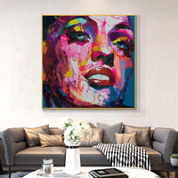 Hand Painted Francoise Nielly Palette knife painting portrait Palette knife Face Oil painting Impasto figure on canvas As