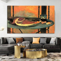 Paul Gauguin Le jambon Hand Painted Oil Painting Still Life Abstract Classic Retro Wall Art Decoration